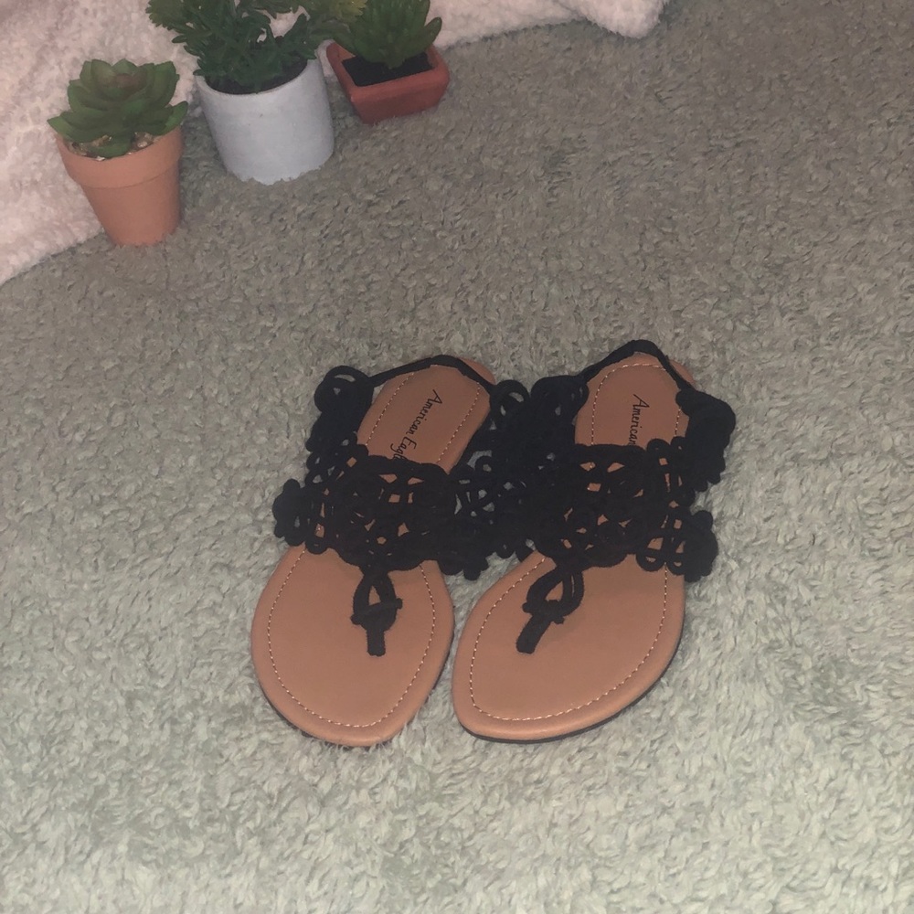 American eagle size 6 sandals never worn